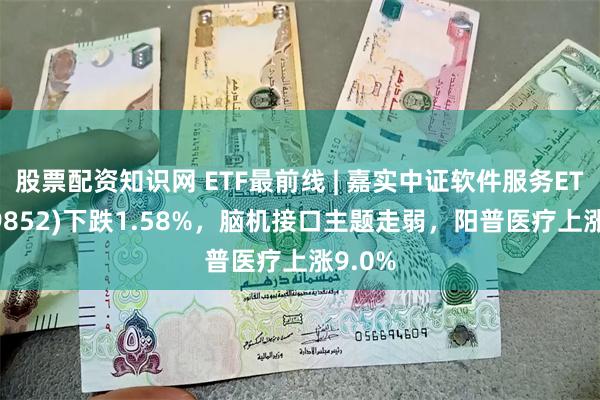 股票配资知识网 ETF最前线 | 嘉实中证软件服务ETF(159852)下跌1.58%，脑机接口主题走弱，阳普医疗上涨9.0%